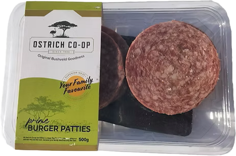 Ostrich Patties (1kg)